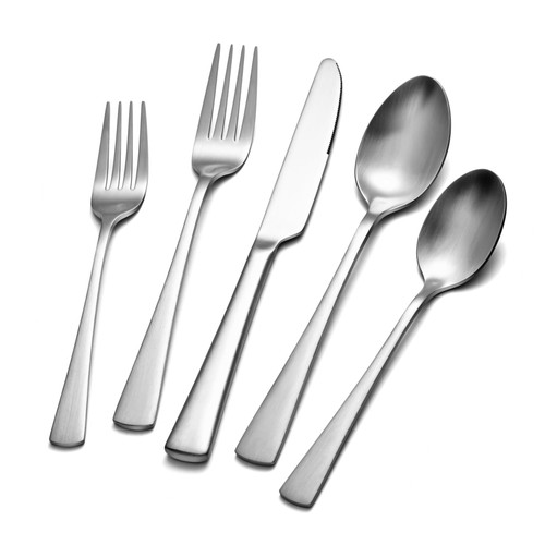 Piece silverware set - silverware, set,